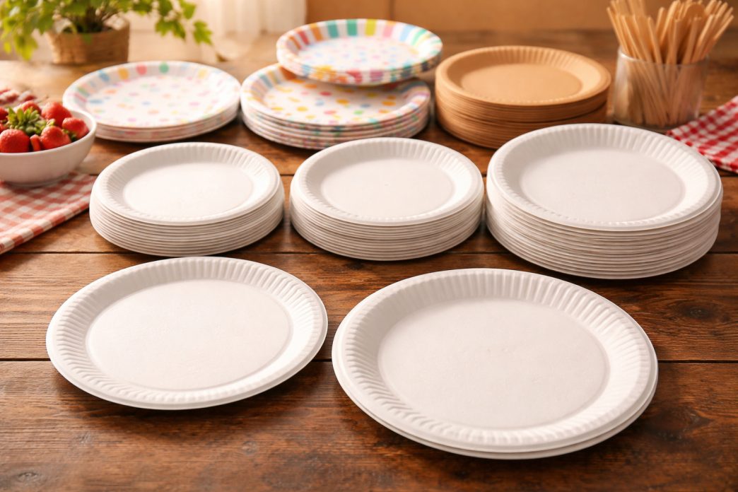 Care sunt dimensiunile standard ale farfuriilor de carton disponibile comercial?